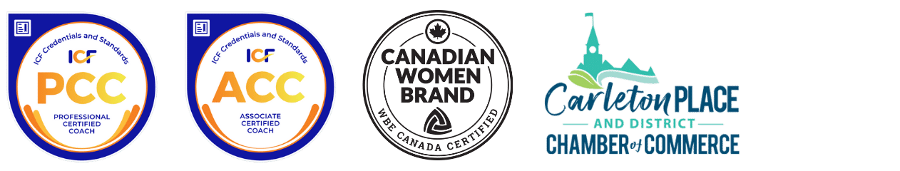ACC, PCC, Carleton Place Commerce, and Canadian Women Brand Logos.